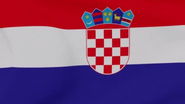 Hırvatistan 'ın vatanseverliğini gösteren ulusal özgürlük ve kusursuz döngü
