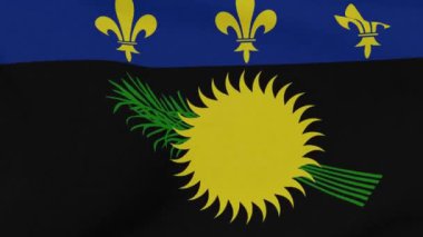 Guadeloupe bayrağı vatanseverlik ulusal özgürlük, kusursuz döngü