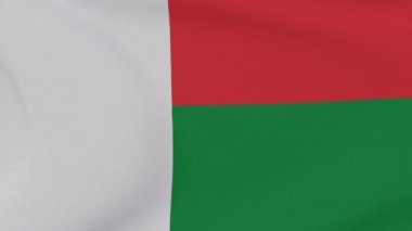 Madagaskar vatanseverliğinin bayrağı Ulusal özgürlük, kusursuz döngü