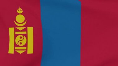 Bayrak Moğolistan vatanseverliği ulusal özgürlük, kusursuz döngü