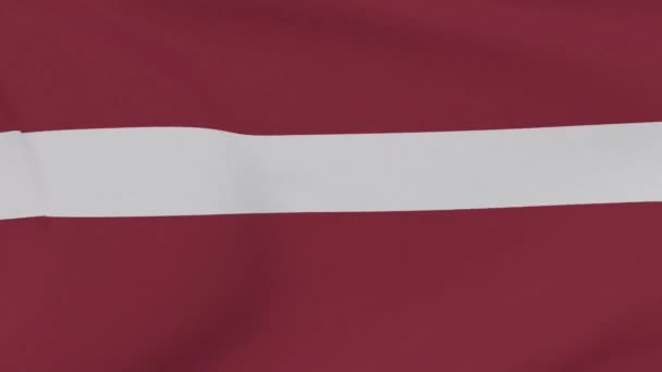 Bandeira Latvia patriotism national freedom, seamless loop — Vídeo de Stock