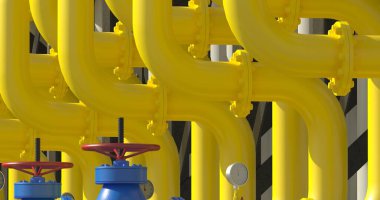 Petrol ve doğalgaz sanayii boru hattı, petrol sanayii, boru hattı inşaatı, süreç basıncı merkezi operasyona boru hattında akacak