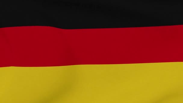 Flagge Deutschland Patriotismus nationale Freiheit, nahtlose Schleife — Stockvideo