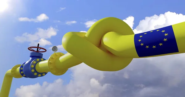 Doğalgaz boru hattı, Avrupa 'da gaz krizi, doğalgaz santralinin 3D donanımı