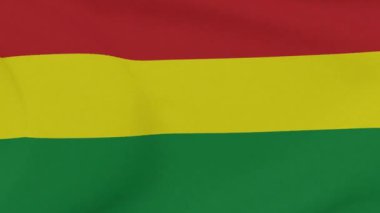 Bolivya vatanseverliği bayrağı Ulusal özgürlük, kusursuz döngü
