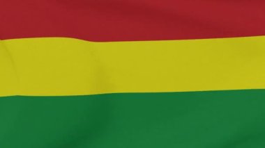Bolivya vatanseverliği bayrağı Ulusal özgürlük, kusursuz döngü