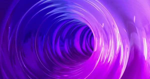 Fundo Abstrato Com Túnel Hipnótico Animado Caramelo Colorido Vidro Plástico — Fotografia de Stock