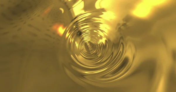 Flight Deep Golden Tunnel Background High Quality Image — Stockfoto