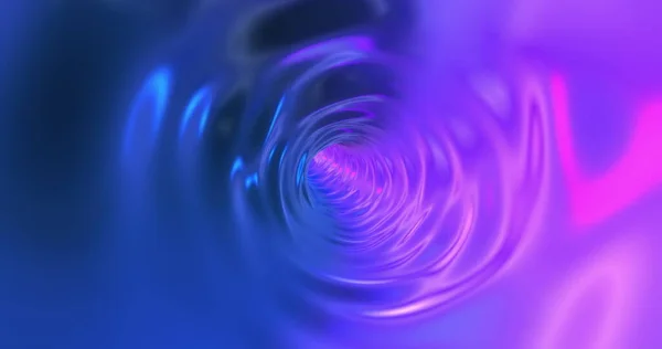 Abstract Background Animated Hypnotic Tunnel Colorful Caramel Glass Plastic High — 스톡 사진