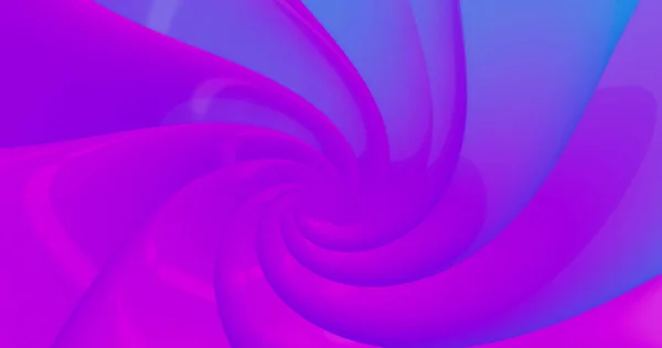 Rotation Blades Abstract Funnel Neon Colors Purple Blue Abstract Background — ストック写真