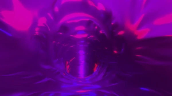 Neon Tunnel Tunnel Flight Sci Pharynx Intestines Veins Alien Predator — стоковое фото