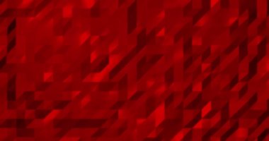 Soyut üç boyutlu geometrik desen. Mozaik iş sunumu için arka plan. Çokgen duvar oluşturma döngüsü 4k.