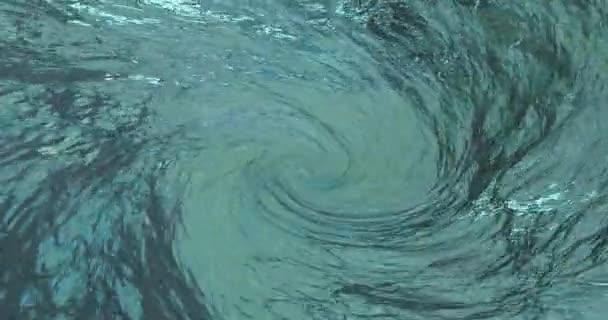 旋转的蓝色抽象涡旋漩涡 抽象背景动画 无缝循环 高质量的4K镜头 — 图库视频影像