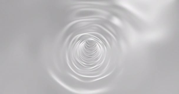 Flight Deep White Tunnel Background Animation Seamless Loops High Quality — Vídeos de Stock