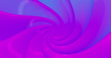 Soyut neon renkli mor ve mavi bir huninin pervanelerinin dönüşü soyut bir arka plan animasyonu, kusursuz bir döngü. Yüksek kalite 4k görüntü