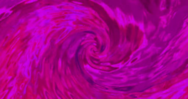 Rotação Magenta Brilhante Abstrato Funil Cor Vermelha Metal Animação Caramelo — Vídeo de Stock