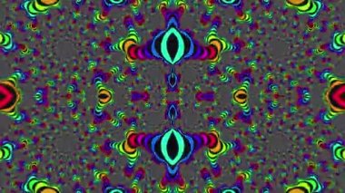 Psikedelik renkli yanardöner, soyut arkaplan animasyonunda bulanık hareket ve yeni eşsiz sanat tarzı kalitesi, VJ için neşeli ve havalı dinamik video. Yüksek kalite 4k görüntü
