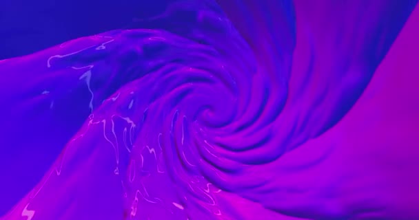 Rotation Des Lames Entonnoir Abstrait Caramel Brillant Dans Des Couleurs — Video