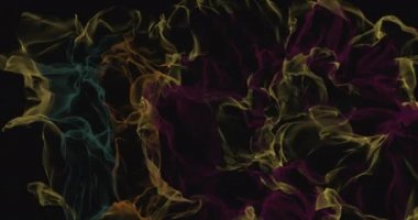 Sri Lanka bayrağı dumana dönüşüyor. Devlet zayıflatıcı konsept, alfa kanal. Yüksek kalite 4k görüntü