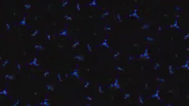 Psychedelische Bunte Regenbogen Kaleidoskop Verschwommene Bewegung Abstrakten Hintergrund Animation Und — Stockvideo