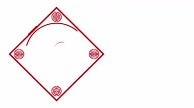 Mutlu Çin Yeni Yılı 2023, Tavşan Kutlama Yılı Doğulu süslemelerle Animasyonu Kutlama Yılı. Mutlu yıllar ve başarılar dilerim. Yüksek kalite 4k görüntü