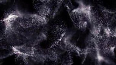 Soyut parçacık dalga bokeh arkaplanı.