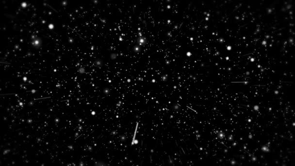 超空间穿行于星空之中，跳跃至遥远的太空. — 图库视频影像