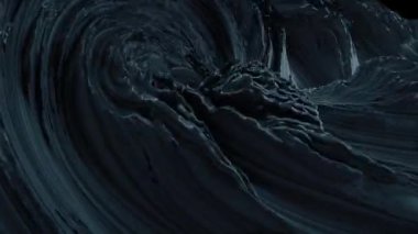 Abstract animation of a dark storm.