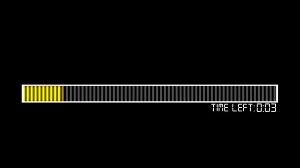 Завантаження Анімації Екрана Написом Завершеним Чорному Тлі — стокове відео