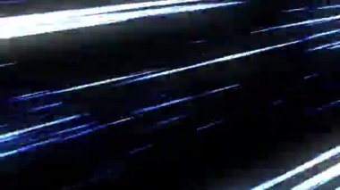 Abstract animation of blue speed lines background.