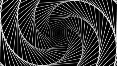 Cyclic animation sequence with the possibility with expanding or collapsing geometric lines background.