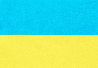 Ukrayna bayrağı. Yaklaş. Ukrayna 'nın bayrak sembolleri. Duvar kağıtları, telefon kılıfları, kartlar, posterler için kullan.