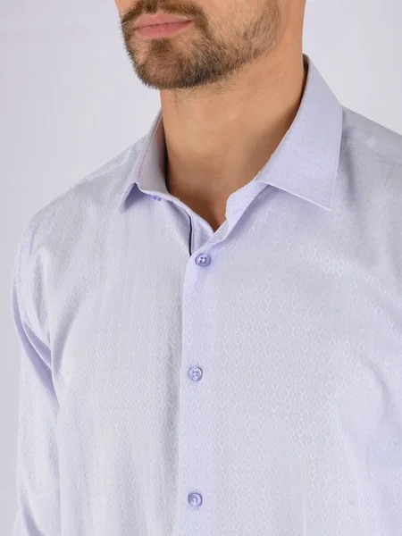 Hemd Auf Mann Auf Isoliertem Weißem Hintergrund — Stockfoto