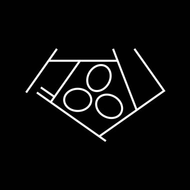 Yatırım. Yumurtalar, yuva, şahinler, kartal simgesi seti