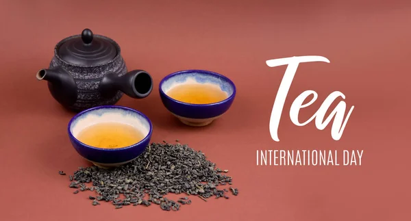 Uluslararası Çay Günü Görüntüleri Geleneksel Çin Çay Stoku Görüntüleri Seramik — Stok fotoğraf