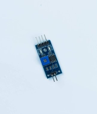  PCB gibi elektronik bileşenlerin üst görünümü