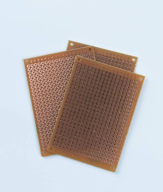  PCB gibi elektronik bileşenlerin üst görünümü