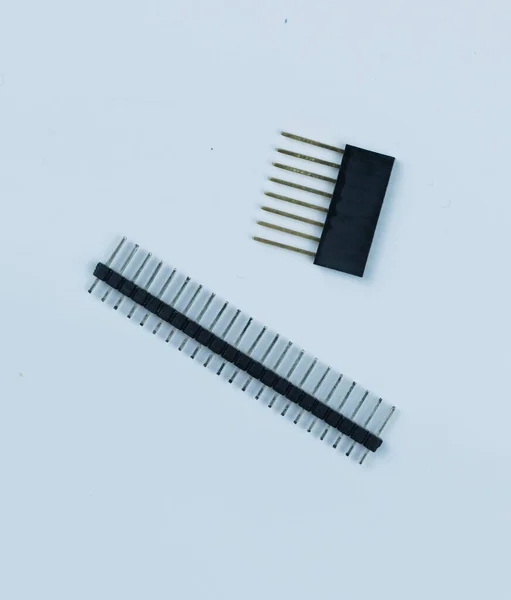 Top view of electronic components such as PCB — Stock Photo, Image