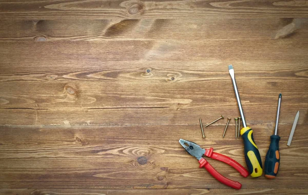 Tools on the table, time to refurbish Stock Picture