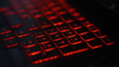 Kırmızı RGB Laptop Klavye Numlock Anahtarları Kapat