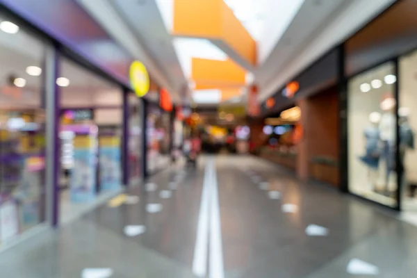 Pisos Vazios Lojas Centro Comercial Desfocado — Fotografia de Stock