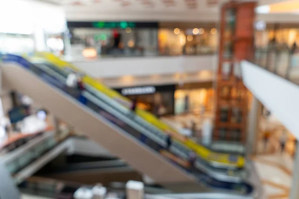 Escada Rolante Shopping Desfocado — Fotografia de Stock