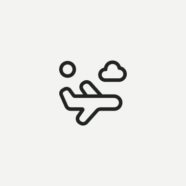 Uçan Gökyüzü simgesi vektörü