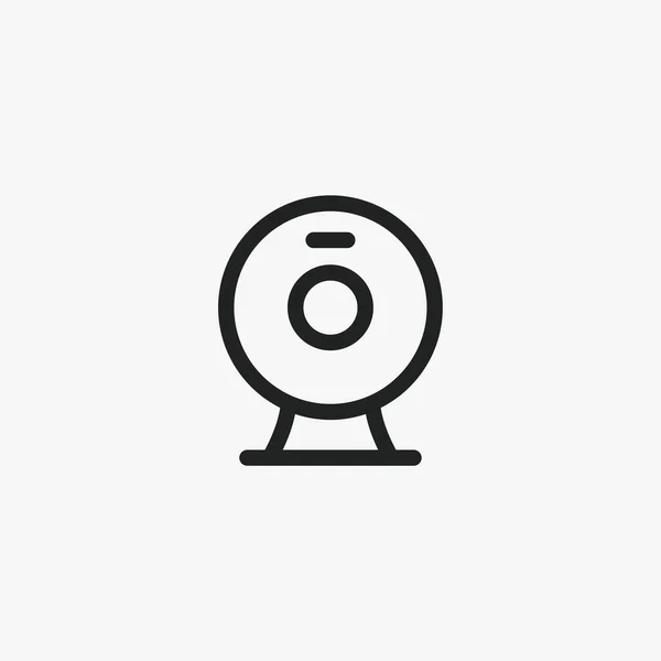 Web Camera Icon Sign Vector — 스톡 벡터