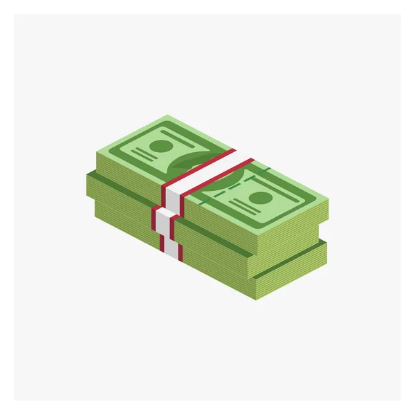 Wads Money Vector Illustratie — Stockvector