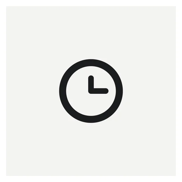 Time Alarm Clock Icône Vecteur — Image vectorielle