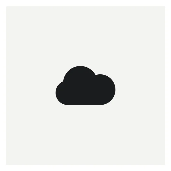 Nube Memoria Icono Almacenamiento Vector — Vector de stock