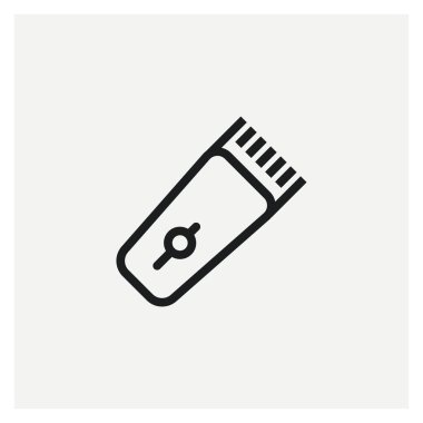  Elektrikli tıraş makinesi tıraş makinesi simgesi vektörü