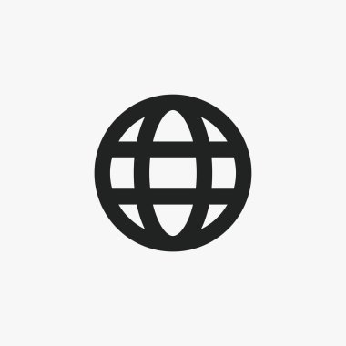 Dünya Küre vektör simgesi