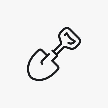 Kürek aracı kaz vektör simgesi